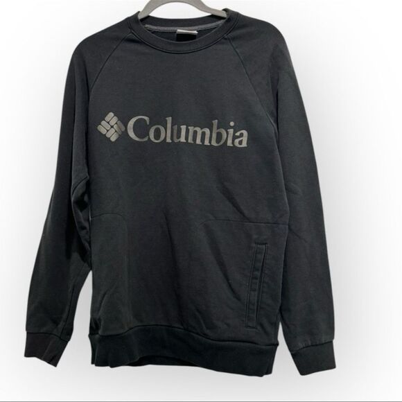 Columbia Tops - Columbia Logo Crewneck Sweatshirt | Size Small | Black